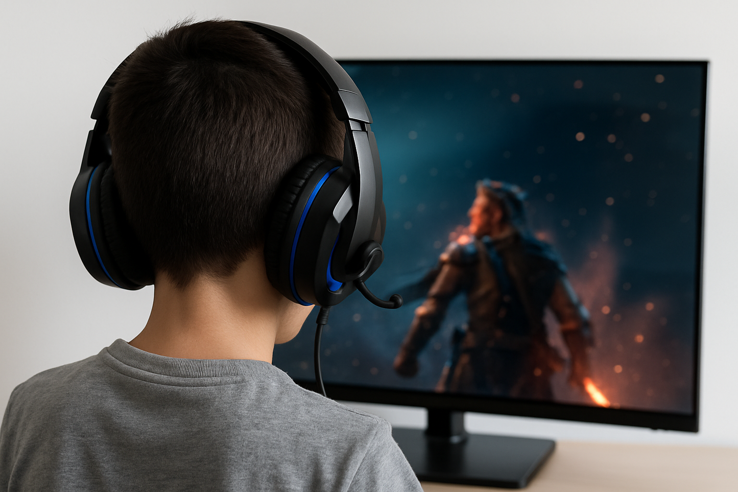 Headset Gamer con Sonido Envolvente | Compatible con PS4, PS5, Xbox, PC y Switch | Micrófono Incluido
