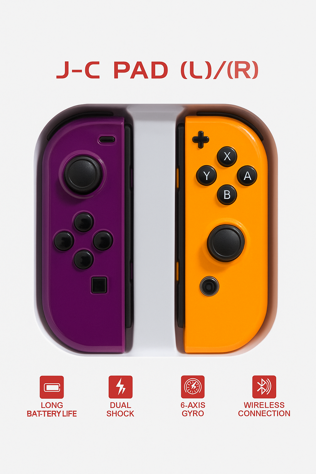Joy-Con Genéricos “Neon Camo” para Nintendo Switch