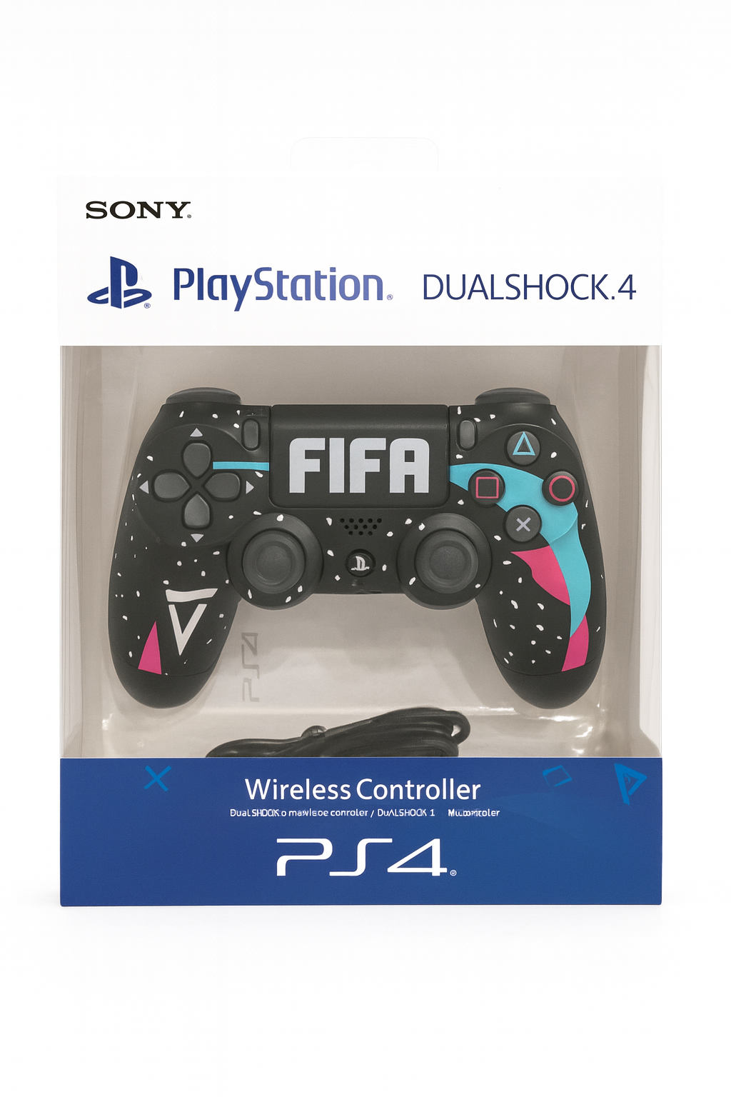 Control PS4 Personalizado 🎨 | Edición Gamer (FIFA y más) + Cable Cargador ⚡ | ¡Envío Gratis! 🚚