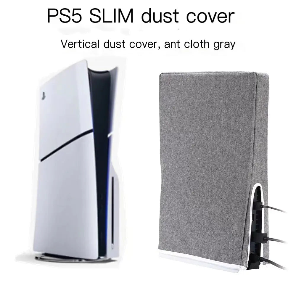 Funda protectora antipolvo para consola PS5 y PS5 Slim – Resistente y elegante