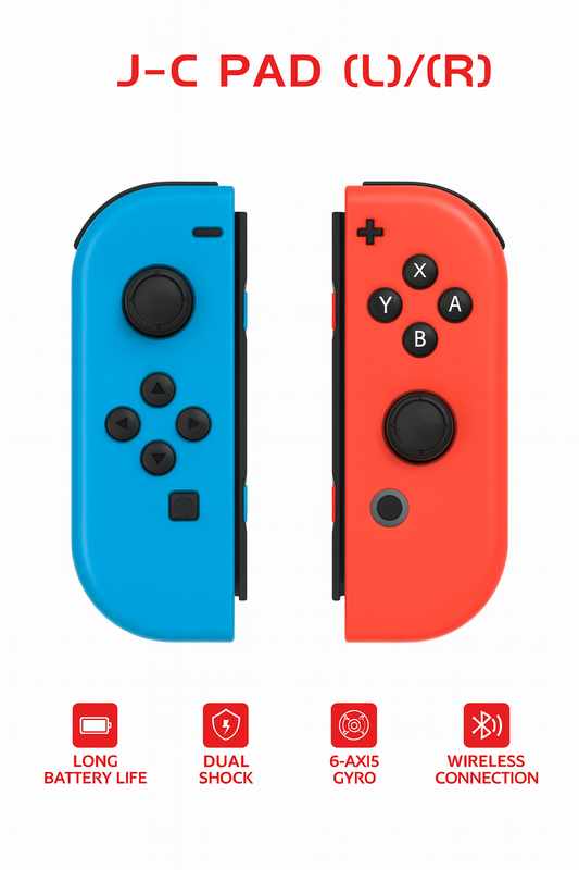 Joy-Con Genéricos “Neon Camo” para Nintendo Switch