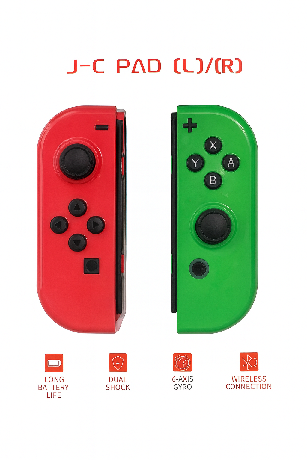 Joy-Con Genéricos “Neon Camo” para Nintendo Switch