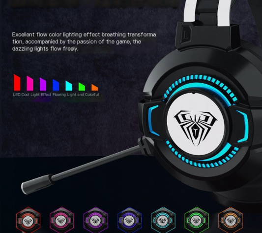 Auriculares Gamer con Cancelación de Ruido – Modelos USB Único y Dual 3.5mm + USB