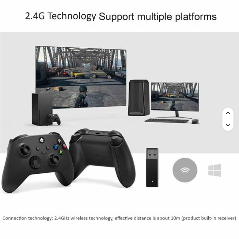 Electric Volt 2.4G Wireless Controller for Xbox / PC – Premium Multicolor Edition