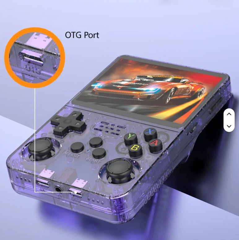 Consola Portátil R36S Retro – 20,000 Juegos Clásicos | Pantalla IPS 3.5” | 64GB | Multiconsola