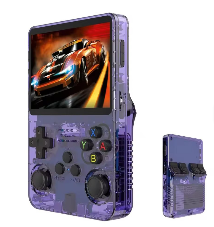 Consola Portátil R36S Retro – 20,000 Juegos Clásicos | Pantalla IPS 3.5” | 64GB | Multiconsola