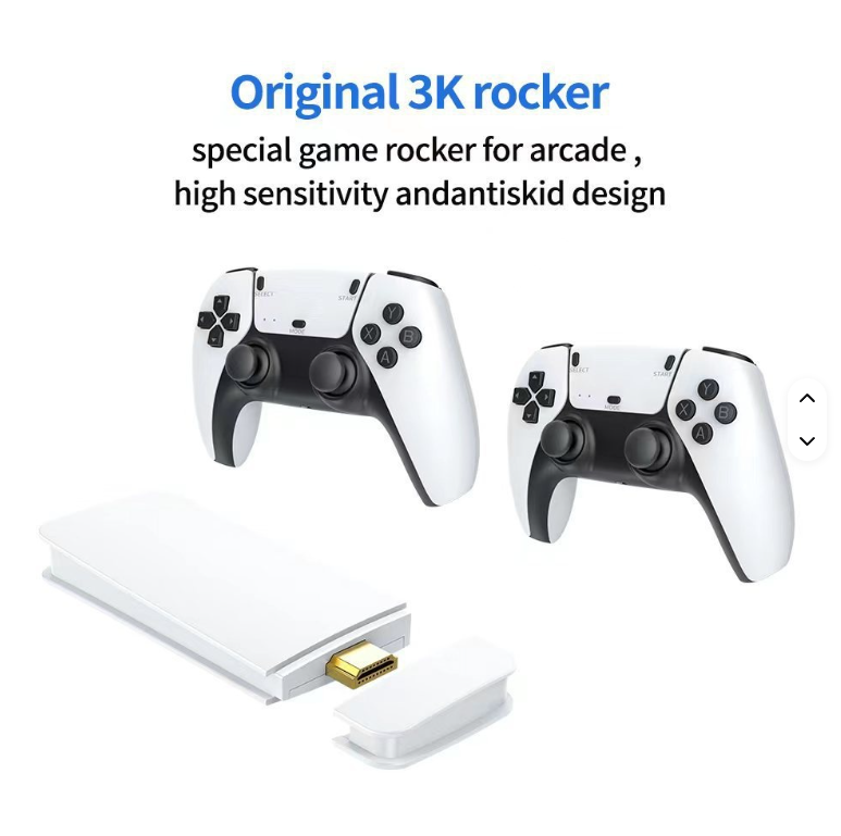 Mini consola M15 Plus con mas de 10,000 juegos clasicos retros en tv