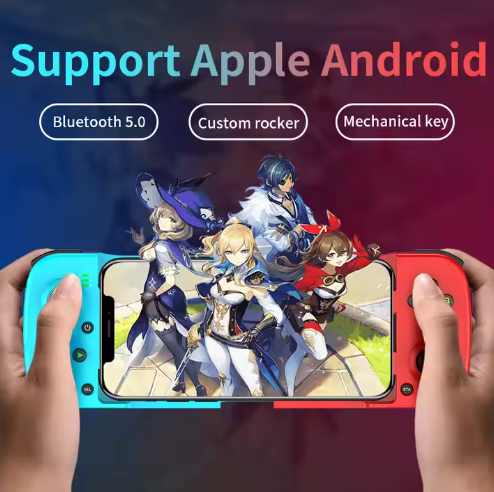 🎮 Control Telescópico Inalámbrico D3 – Gamepad para Android & iOS, Ideal PUBG y Juegos Móviles 📱🔥