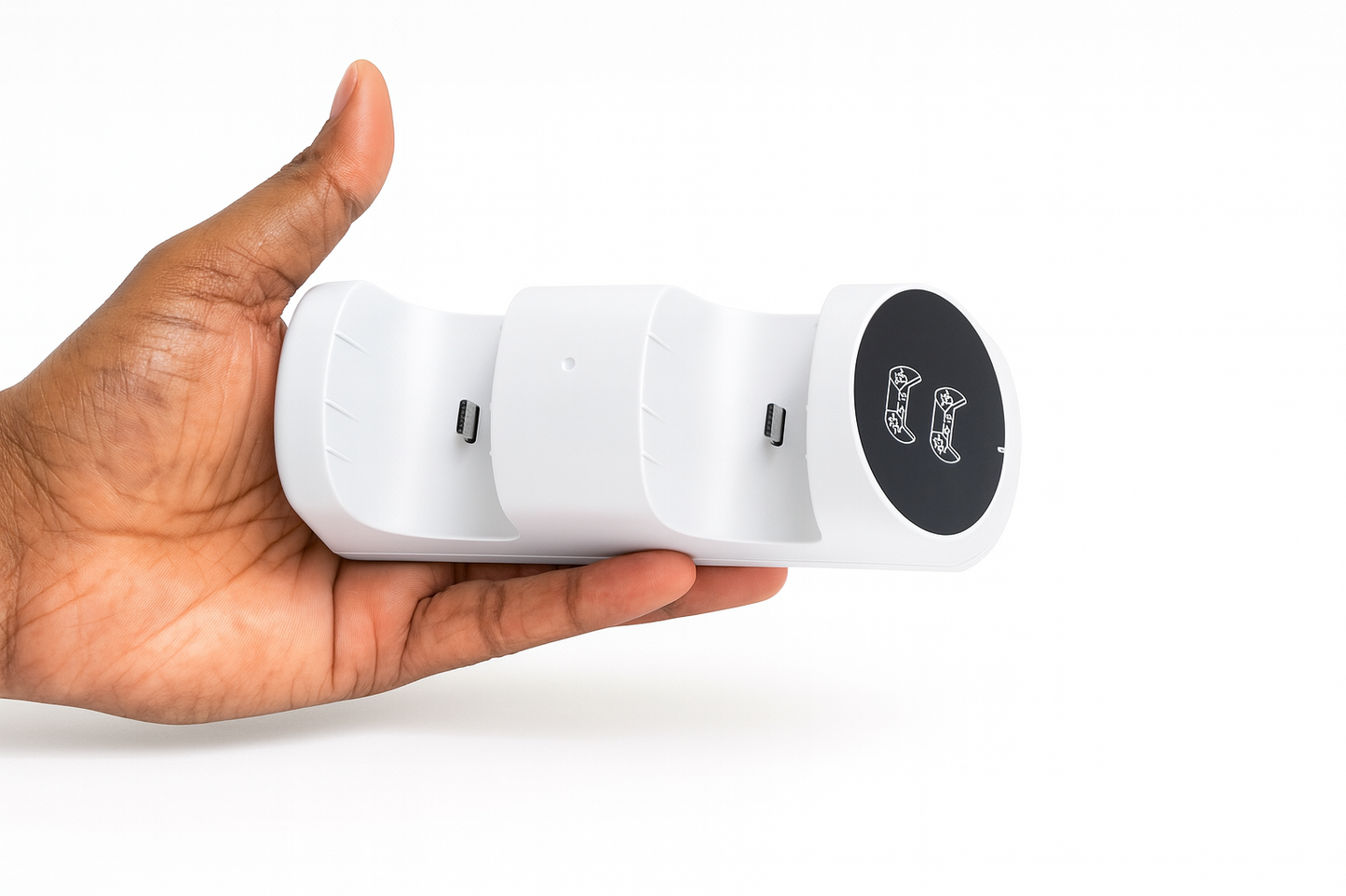 Base de Carga Dual para Controles PS5 – Dock Station con Indicador LED