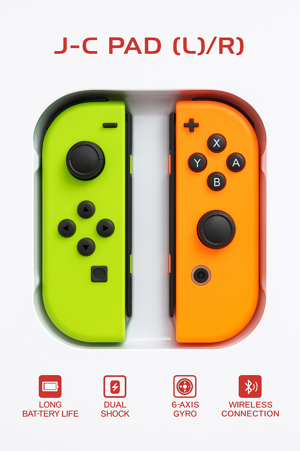 Joy-Con Genéricos “Neon Camo” para Nintendo Switch