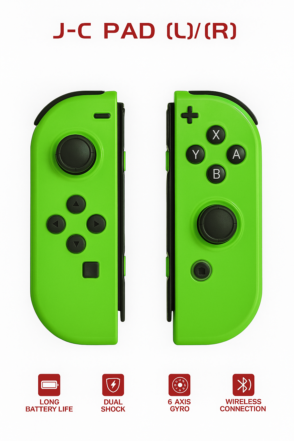 Joy-Con Genéricos “Neon Camo” para Nintendo Switch
