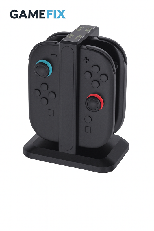 ⚡ Base de Carga YCCTEAM 4 en 1 para Nintendo Switch 2 – Soporte para 4 Joy-Con 🎮