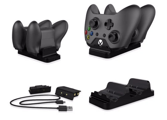 XBOX ONE Wireless Controller Dual Charger with Batteries